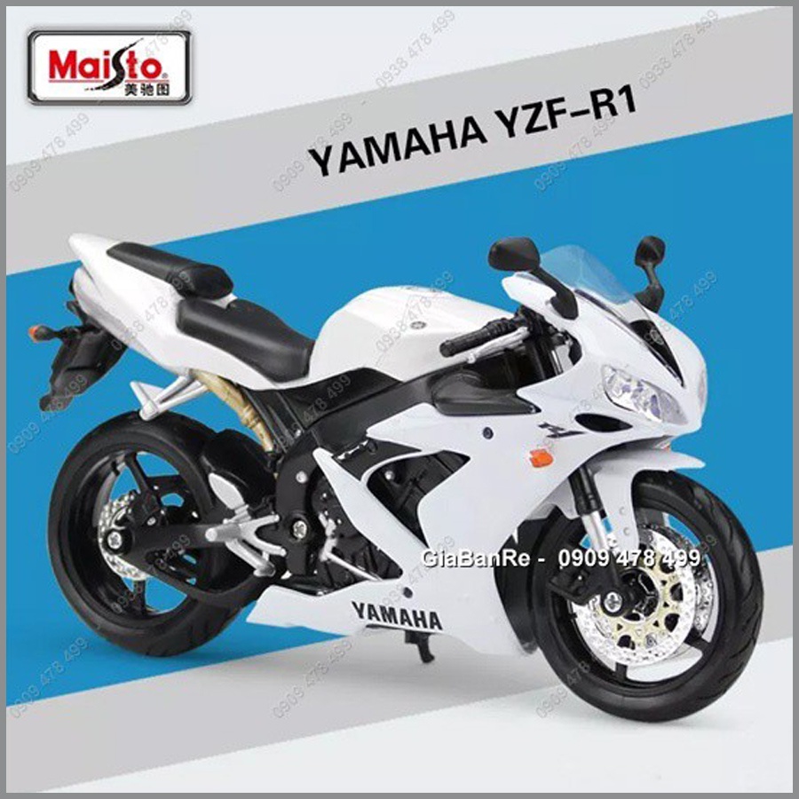 Xe Mô Hình Moto Yamaha YZF-R1 Tỉ Lệ 1:12 - Maisto - 8735.1