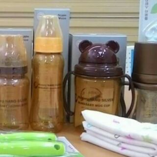 Bình uống nước 280 ml NaNo tráng Bạc kháng khuẩn 99,9%