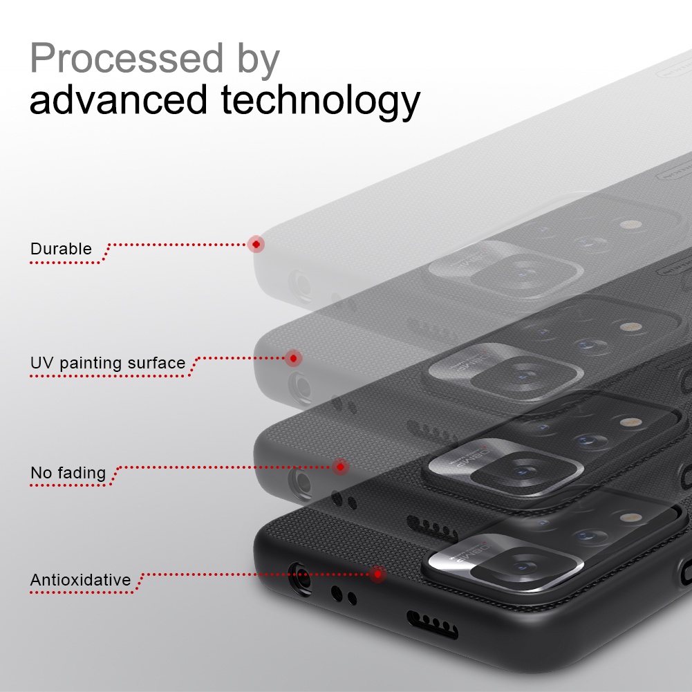 Ốp điện thoại Nillkin bằng PC cứng siêu mỏng cho Redmi Note 11 5G China/Note 11 Pro Plus/Xiaomi POCO M4 Pro 5G/X4 NFC