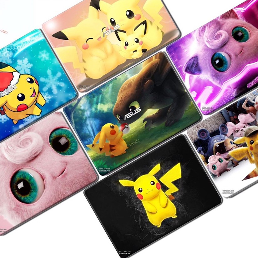 [PIKACHU] Skin Laptop - Dán Máy Tính Đủ Các Dòng Hoạt Hình. (Có in theo yêu cầu)