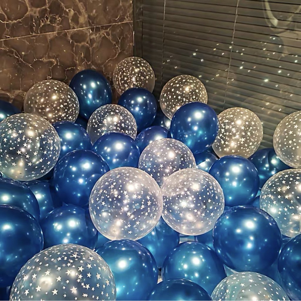 Bong Bóng In Sao Size 12in , Bóng In Hình Ngôi Sao Trang Trí Party, Sinh Nhật, Sự Kiện