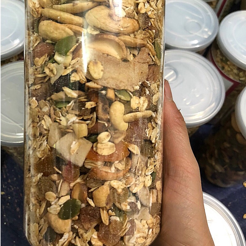 Granola yến mạch mix hạt nướng mật ong