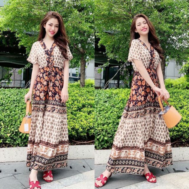 maxi thổ cẩm