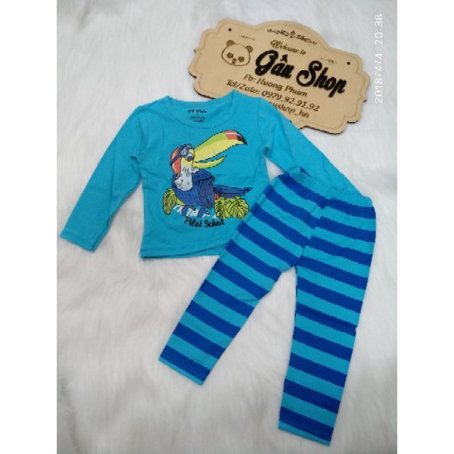 (Nhiều mẫu) Bộ cotton cho bé trai