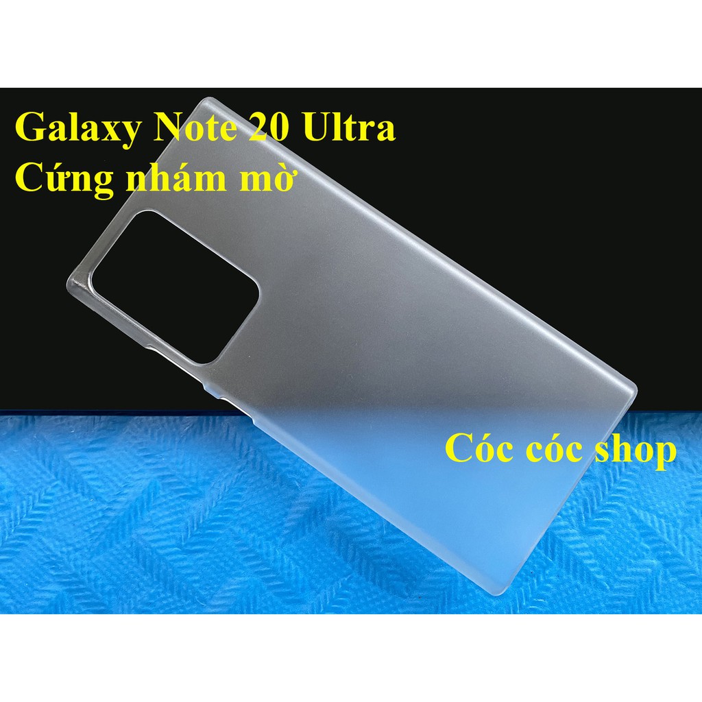 Ốp lưng Sam sung Note 20 / Note 20 Ultra nhựa CỨNG TRONG SUỐT/ CỨNG NHÁM MỜ | BigBuy360 - bigbuy360.vn