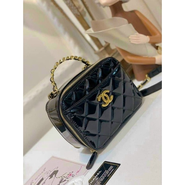 ( Sẵn - Có Hộp ) Túi trần trám cnk , trần ô khoá gập xuất dư size 17 hot hit 2021 - Ảnh thật shop tự chụp