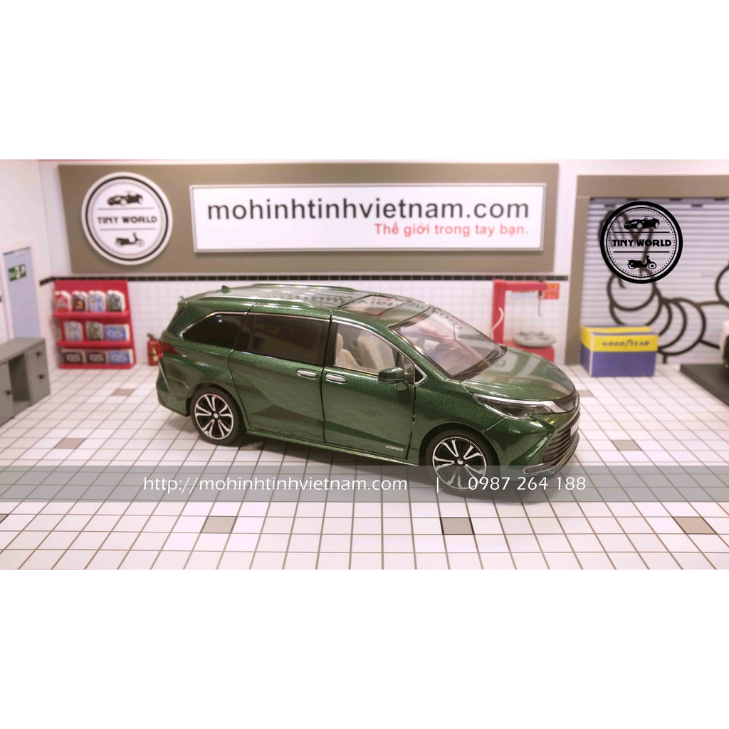 Mô hình ô tô Toyota Sienna 1:24 Jinlifang