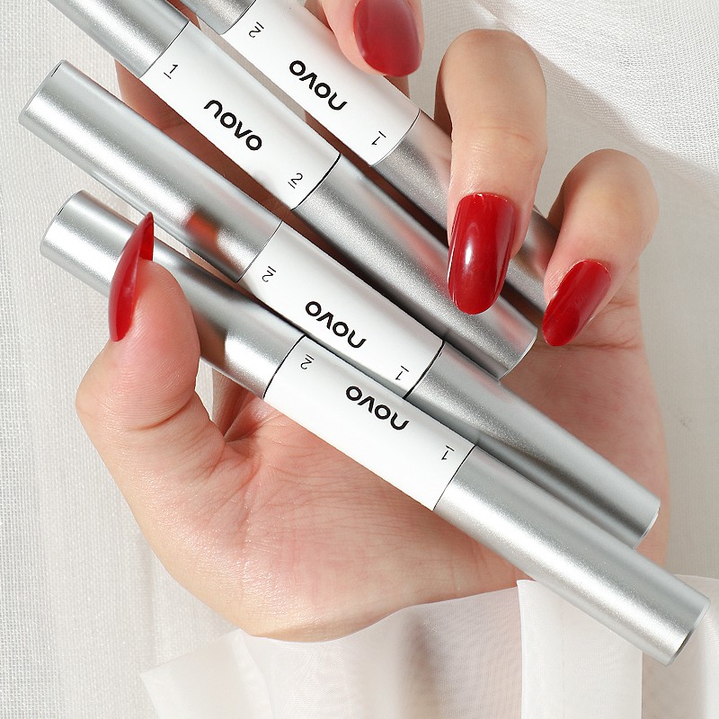 Bộ Mascara 2 Trong 1 NOVO 3D Lâu Trôi Chống Thấm Nước NO.5327