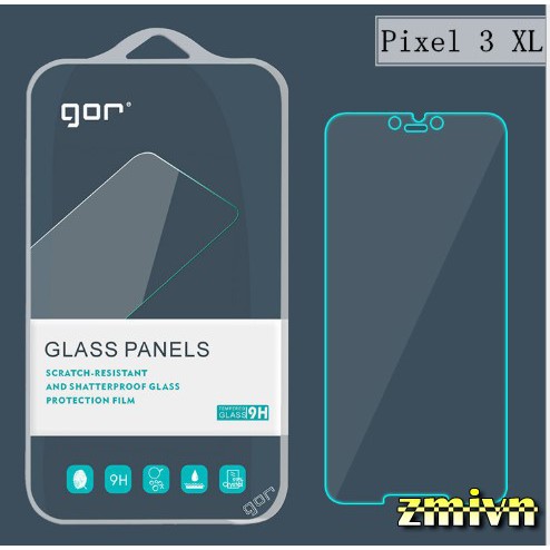 Bộ 2 Cường lực Gor Google Pixel 3xl 4xl  Pixel 3A XL Pixel 4 4XL Pixel  5A Pixel  6 Pixel 5