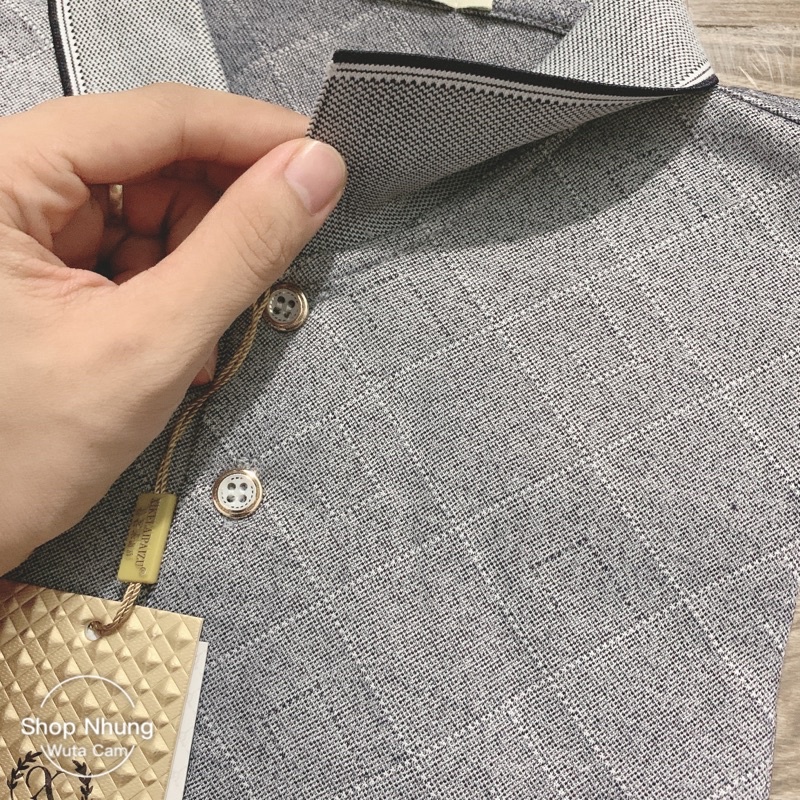 ÁO PHÔNG áo thun nam trung niên cộc tay cổ bẻ có túi góc | BigBuy360 - bigbuy360.vn