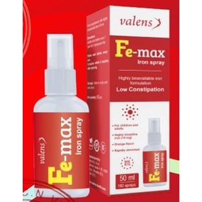 Sắt Dạng Xịt Fe Max Iron Spray - Bổ Sung Sắt Fe Max Giúp Hỗ Trợ Tạo Máu, Giảm Nguy Cơ Thiếu Máu Do Thiếu Sắt