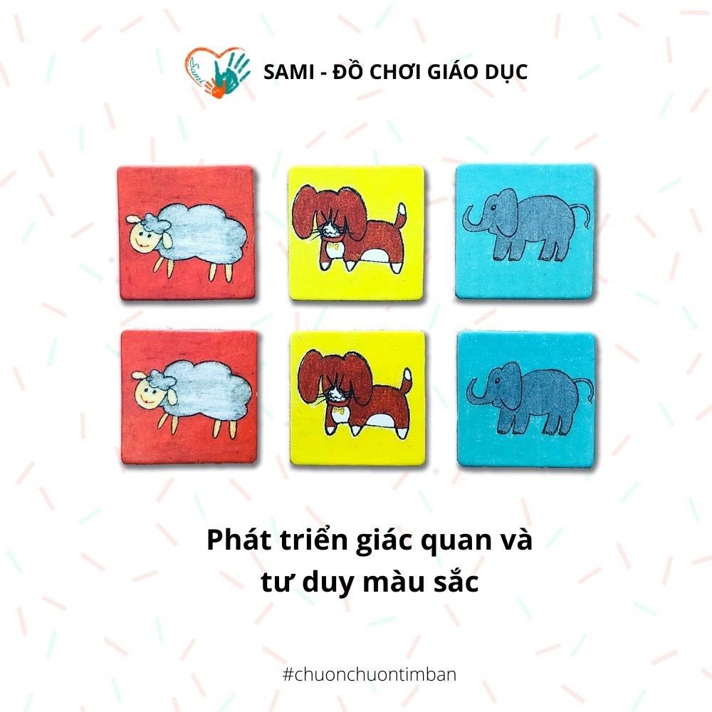 Trò chơi thẻ hình ghép cặp "Chuồn Chuồn Tìm Bạn"