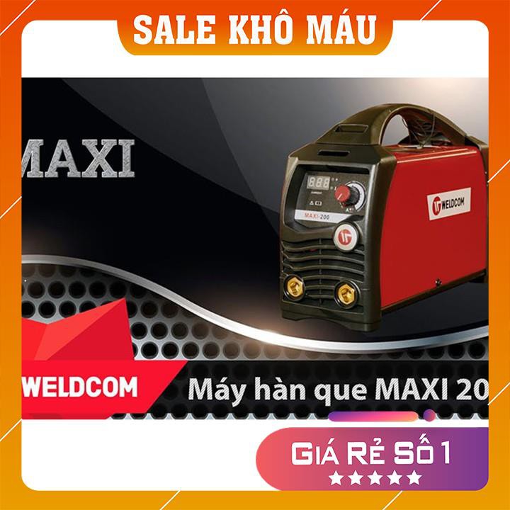 Máy hàn que siêu khoẻ Weldcom MAXI 200 [CHÍNH HÃNG]