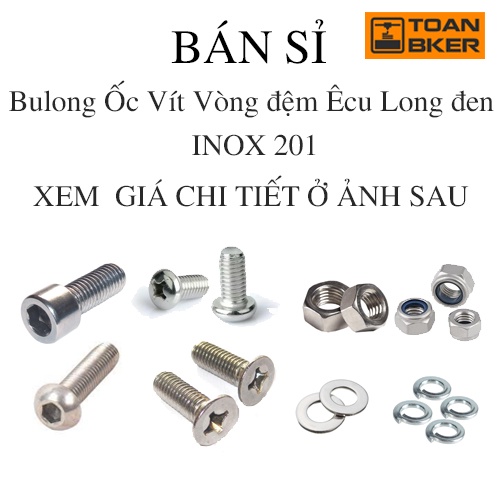 Bulong, ốc vít ,đai ốc, vòng đệm, ê cu, long đen, đệm thường đệm vênh, đồ kim khí các loại