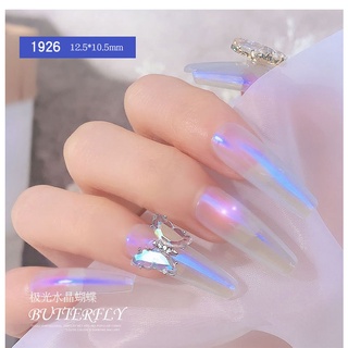 Charm bướm, Charm bướm đá cao cấp trang trí móng