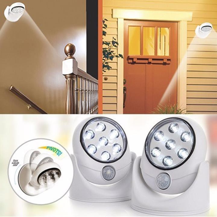 Đèn led cảm ứng tự động bật tắt thông minh khi có người đi qua, có thể lắp đặt ở trong nhà, ngoài trời, cầu thang,...