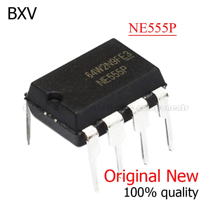 Set 20 Linh Kiện Điện Tử NE555 NE555P NE555N 555 DIP-8 8 Pin SOP-8 SMD NE555DR IC BXV