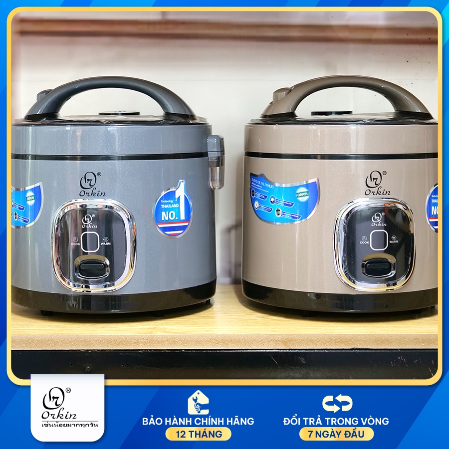 Nồi cơm điện Thái Lan Orkin OR18 dung tích 1.8L - Lòng nồi phủ Ceramic cao cấp