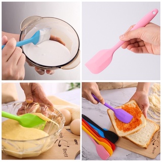 Phới trộn bột, phới silicon, spatula phới dẹt nhiều size