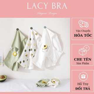 Set 4 Quần Chíp Cotton Qủa Bơ Phối Nơ Siêu Xinh - QL11