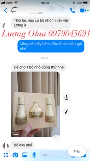 Set sum vàng 3 món