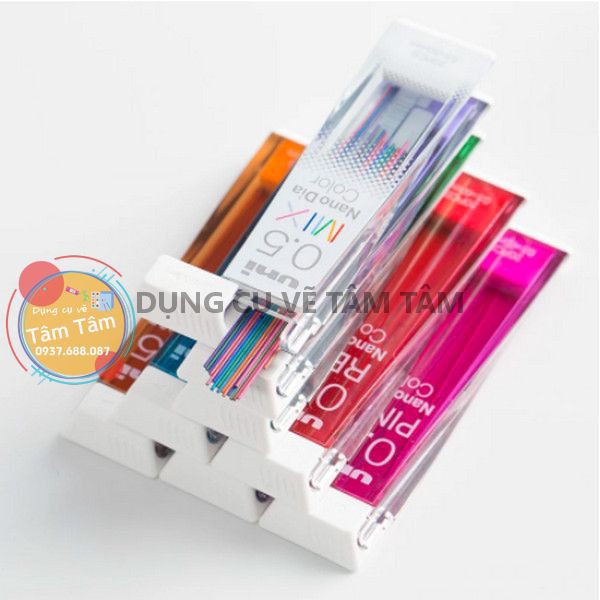 [ TÂM TÂM ]-Ruột chì màu UNI NANO DIA COLOR 0.5MM-