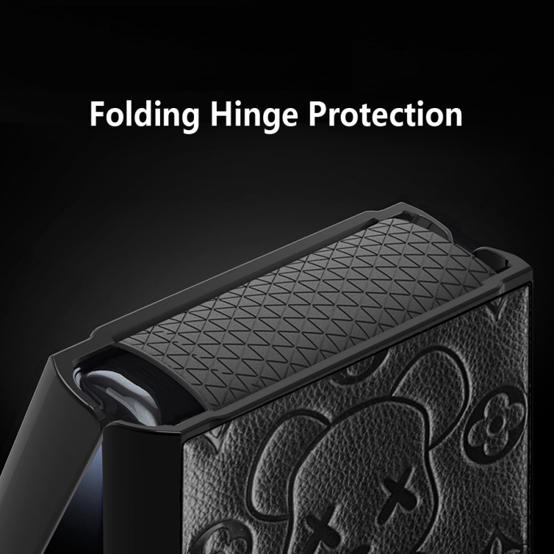 Ốp Điện Thoại Nắp Lật Chống Rơi Hình Gấu Violent Cho Samsung Galaxy Z Flip 3 Flip 3