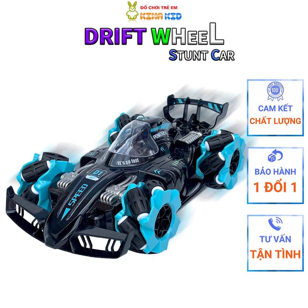 ☜ஐ﹍Xe Đua F1 Điều Khiển Từ Xa Drift Wheel, Xoay 360 Độ, Có Đèn, Phát Nhạc, Phun Sương Siêu Ngầu