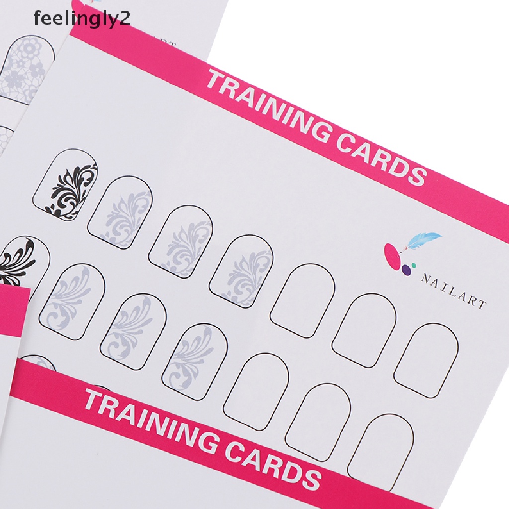 12 giấy khuôn thực hành vẽ móng tay tiện lợi