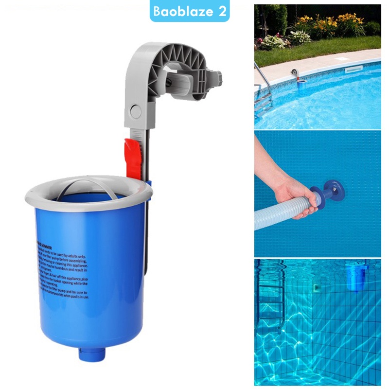 [BAOBLAZE2]Wall-Mounted Swimming Pool Skimmer Professional for Cleaning Pools Fountains