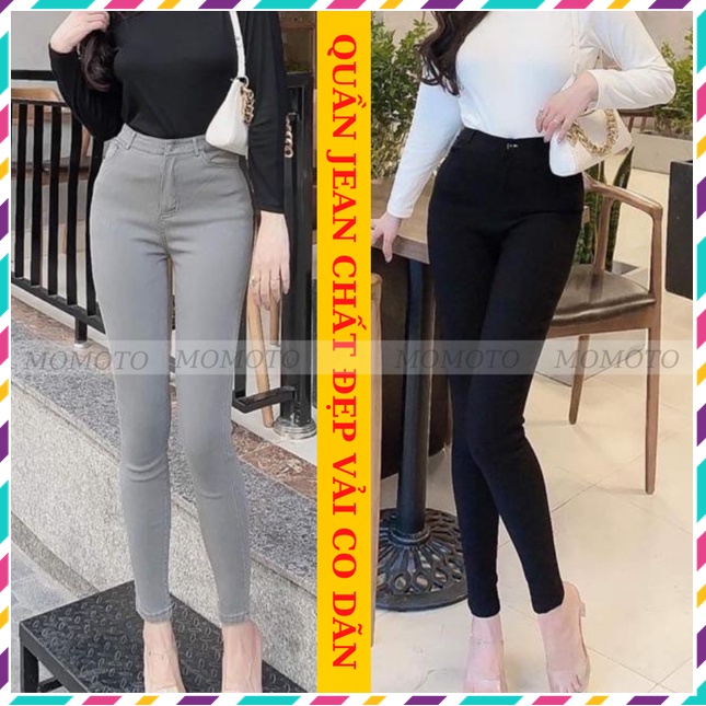 Day buoc toc loại đẹp nhiều màuQuần jean nữ ống đứng, quần bò nữ ống đứng chất co dãn kiểu: quần jean nữ lưng cao MOMOTO