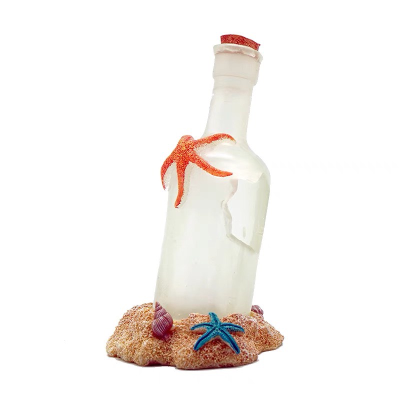 Trang Trí Hồ Cá Chai Thủy Tinh