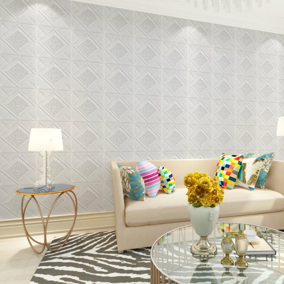 Xốp dán tường giả gạch 3D - Khổ 35x35cm siêu dinh bền đẹp phong cách giá rẻ