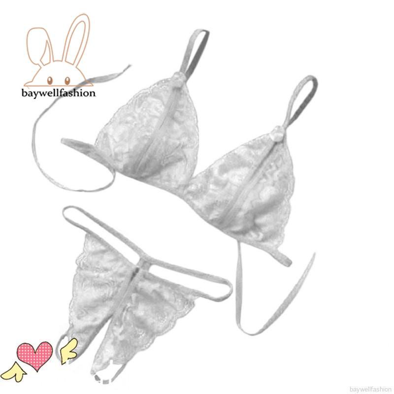 Set Áo Ngực & Quần Lót Nữ G-String Thêu Ren | BigBuy360 - bigbuy360.vn