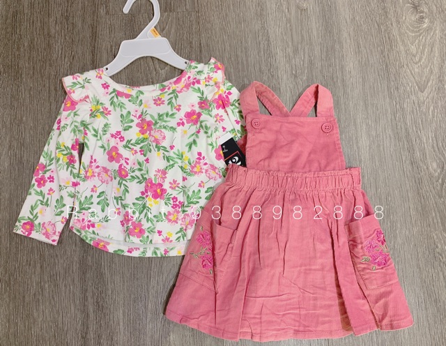 Set 2 chi tiết yếm hồng thêu hoa(hàng sale ko đổi trả)