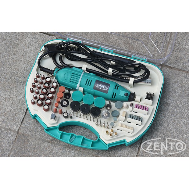 Máy khoan, mài, khắc mini đa năng 252 chi tiết Zento JS10B