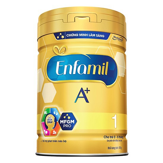 Sữa bột Enfa Mama, Enfamil A+ 1-2-3-4 ( Loại 400g, 900g, 1.5kg, 2.2kg)