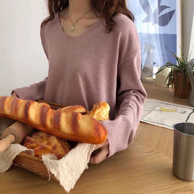Áo tay dài dệt kim siêu xinh