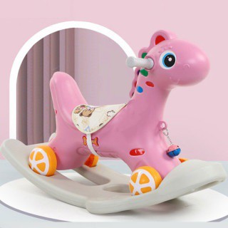 NGỰA BẬP BÊNH TRƯỚC SAU KIÊM XE CHÒI CHÂN 2IN1 CHO BÉ 🦄 giá rẻ