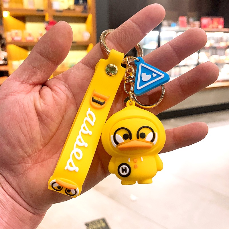 Móc Khóa Hình Chú Vịt Dễ Thương Xinh Xắn