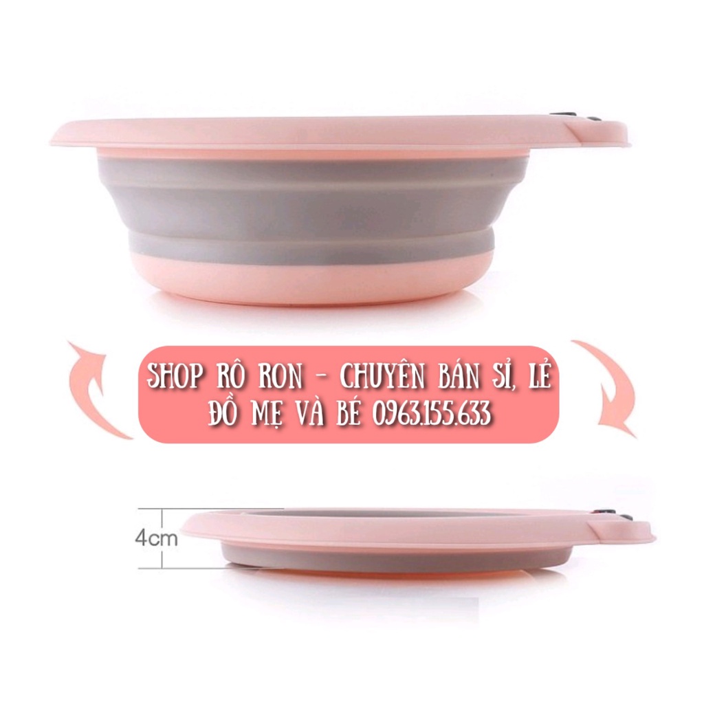 Chậu rửa mặt gập gọn - Chậu gập gọn hình Chó - Shop Rô Ron