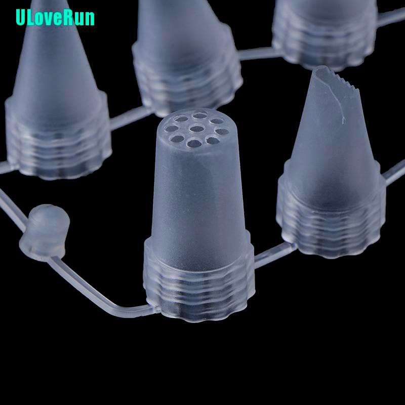 Set 12 Đuôi Bắt Bông Kem Bằng Nhựa Chất Lượng Cao