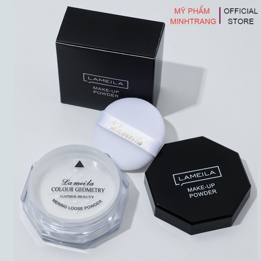 Phấn phủ bột kiềm dầu Lameila 5062 Make Up Powder,phấn nền Lameila không thấm nước,che khuyết điểm,kiềm dầu, lì, mịn