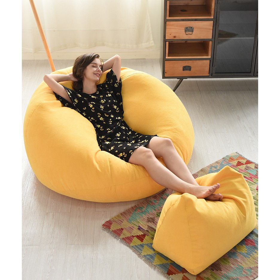 ♞Đôn tam giác hạt xốp mini, chất liệu mền mại, thoáng mát, Dùng beanbag để gác chân, tựa lưng, gối đầu,thiết kế Ko