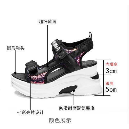 Giày bánh mì giày sandal độn đế 8cm_G21_TaTa Fashion