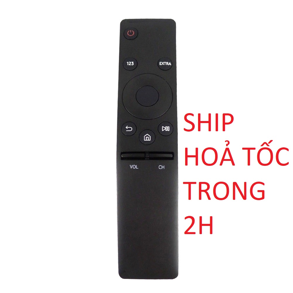REMOTE ĐIỀU KHIỂN TIVI SAMSUNG 4K SMART CONG (LƯNG ĐEN-KHÔNG VOICE). Tặng kèm pin 3a
