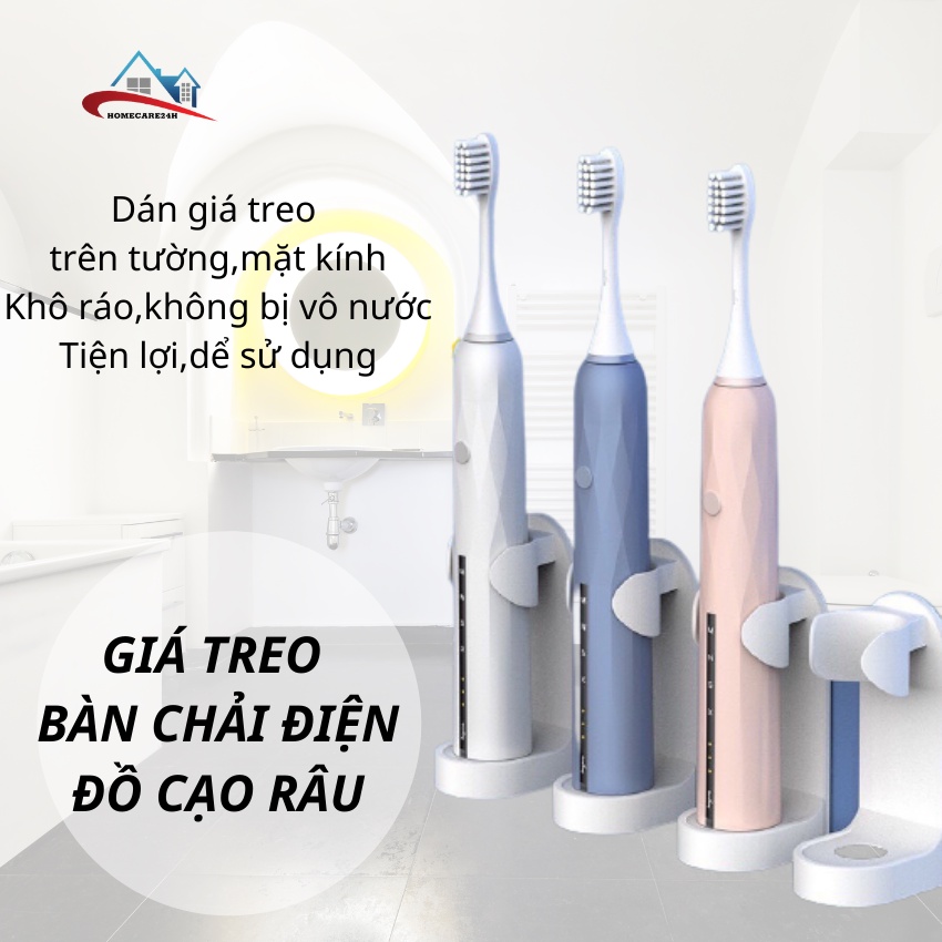 Giá Treo Bàn Chải Điện Kệ Đựng Bàn Chải Điện Giá Treo Đồ Cạo Râu