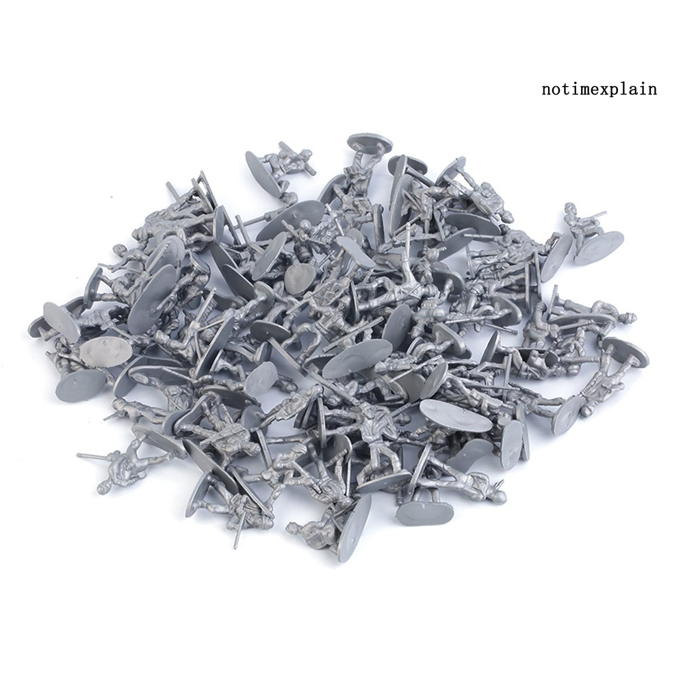 Set 100 Mô Hình Lính Quân Đội Đồ Chơi Bằng Nhựa Cho Bé