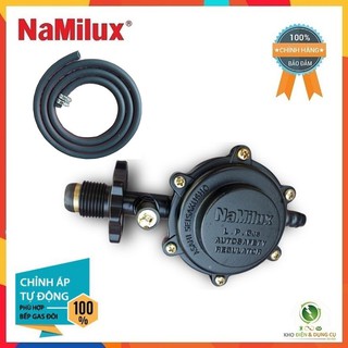 VAN PHÙ HỢP VỚI BẾP GAS ĐÔI NAMILUX NA-347S-VN ĐIỀU ÁP NGẮT GAS TỰ ĐỘNG KÈM 1,5 MÉT DÂY NAMILUX + 2 ĐAI XIẾT DÂY