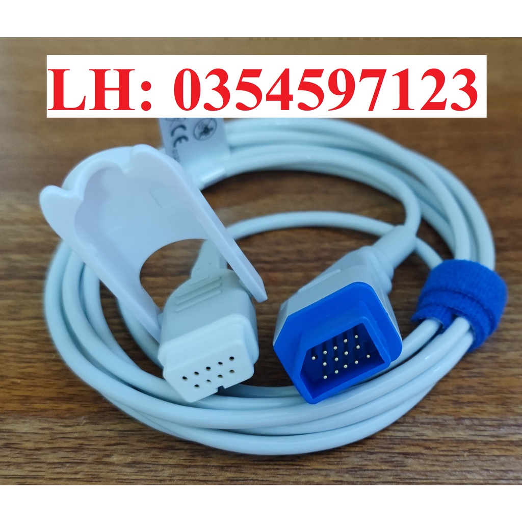 Cáp Spo2 trung gian monitor Nihon Kohden |  Dây Cáp Mở Rộng Cảm Biến SPO2 monitor NIHON KOHDEN
